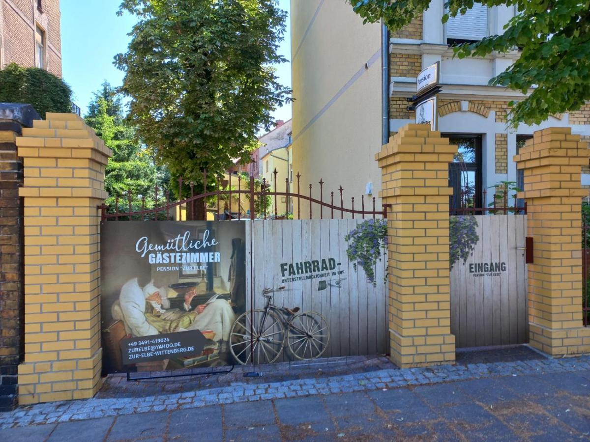 Pension Zur Elbe Wittenberg Exterior photo